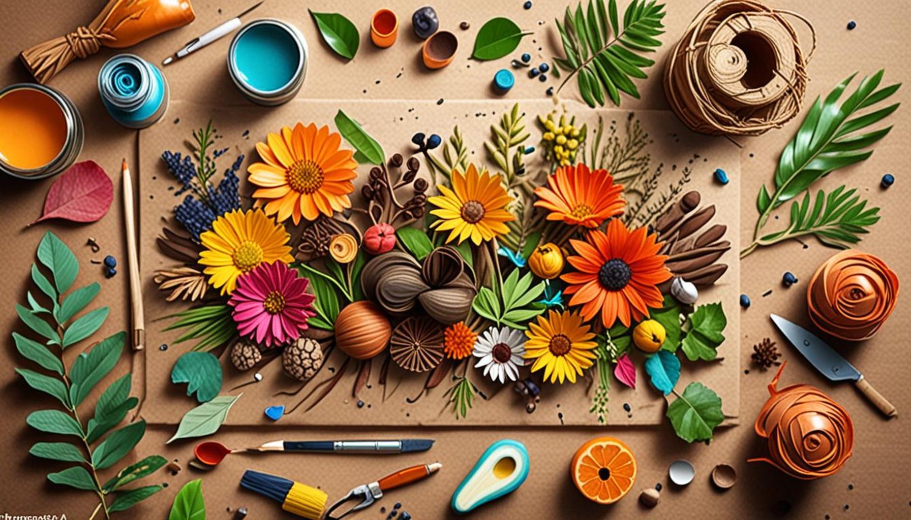 DIY for Art with Natural Materials: Creating Unique Pieces Using Elements from Nature