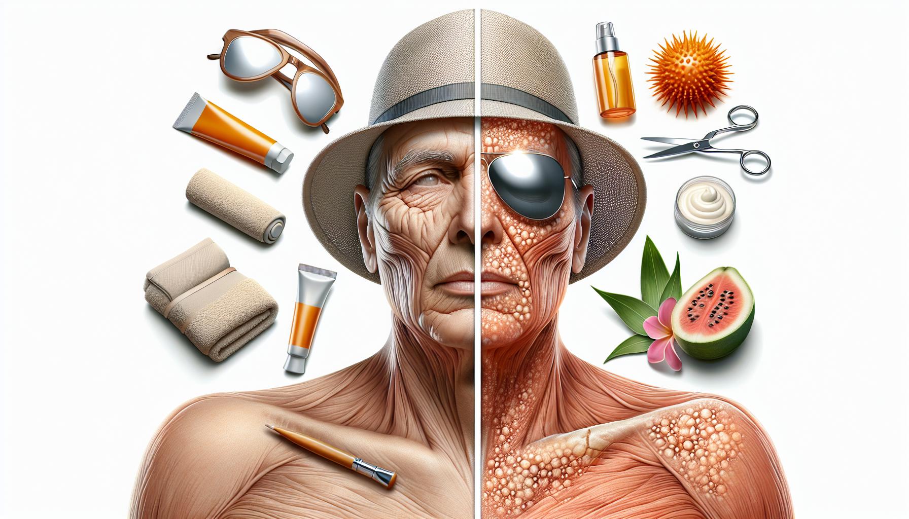 The Impact of Sun Exposure on Skin Aging: Protection and Recovery
