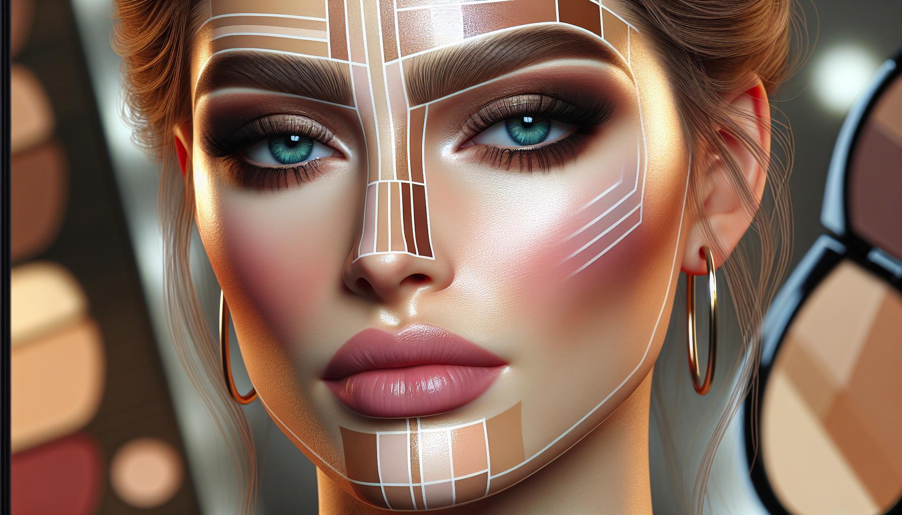 Contouring and Highlighting Techniques to Enhance the Face